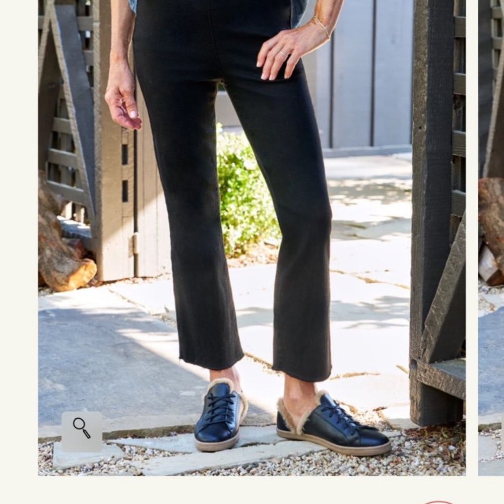 Frank & Eileen Black Cropped Pants
